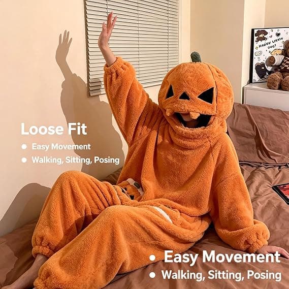 Pumpkin Onesie for Adults & Teens - image 5