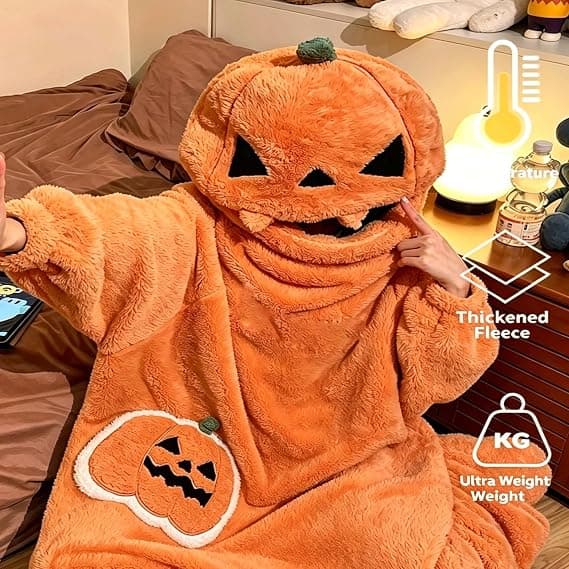 Pumpkin Onesie for Adults & Teens - image 4