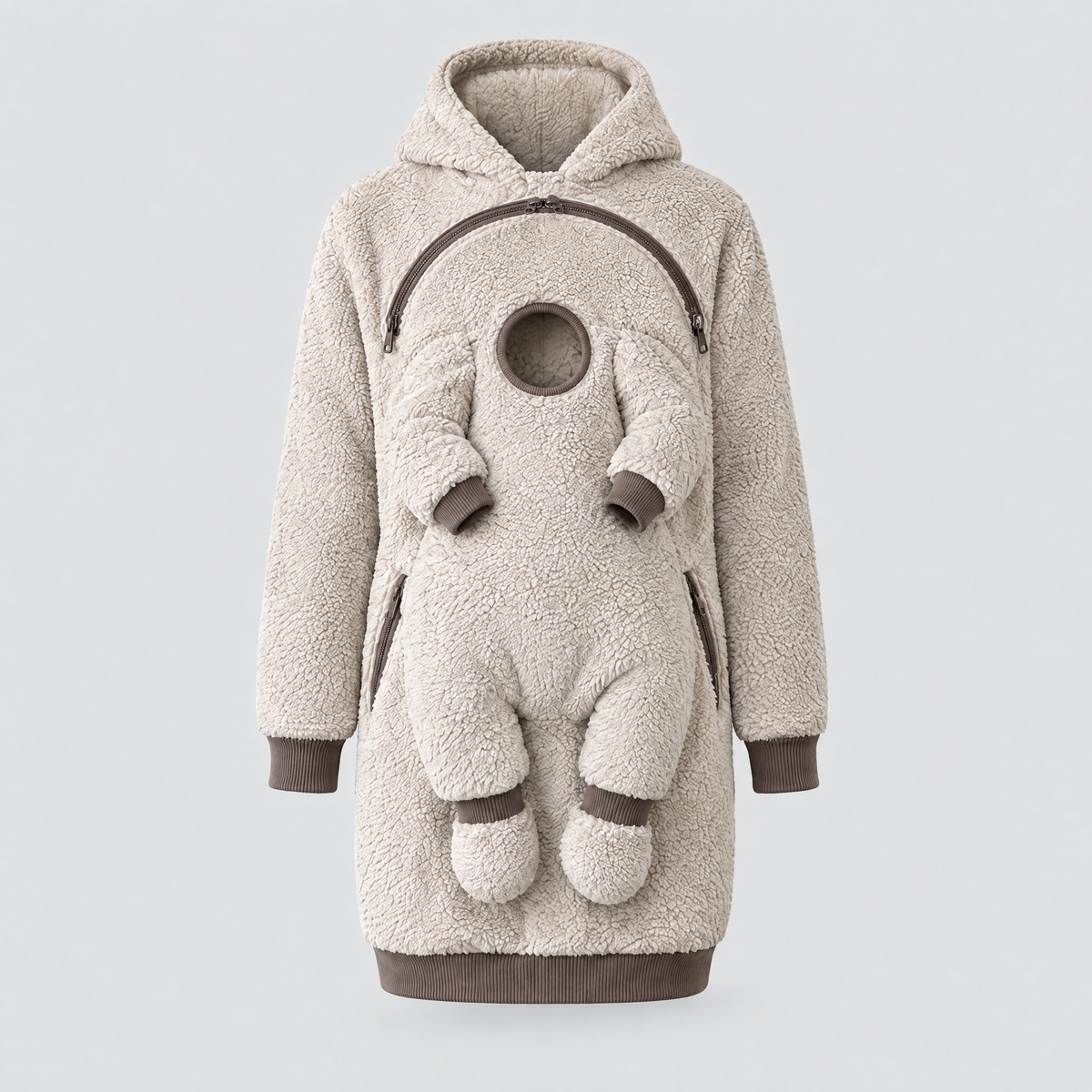 CozyNest Mom & Baby Hoodie