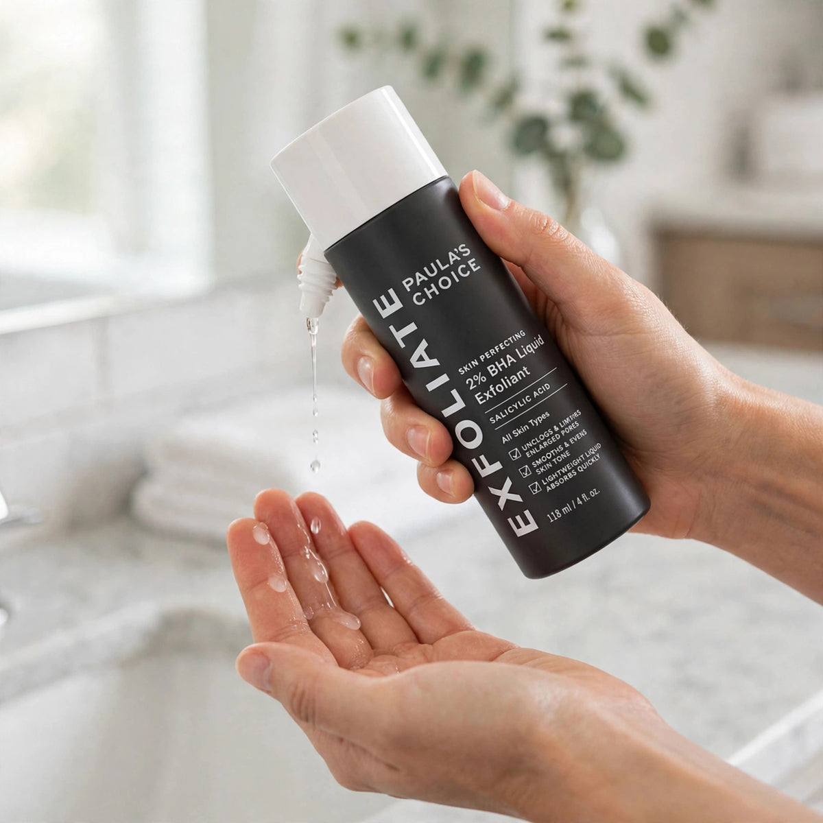 Paulas Choice Skin Perfecting 2% BHA Liquid Exfoliant Salicylic Acid 4oz