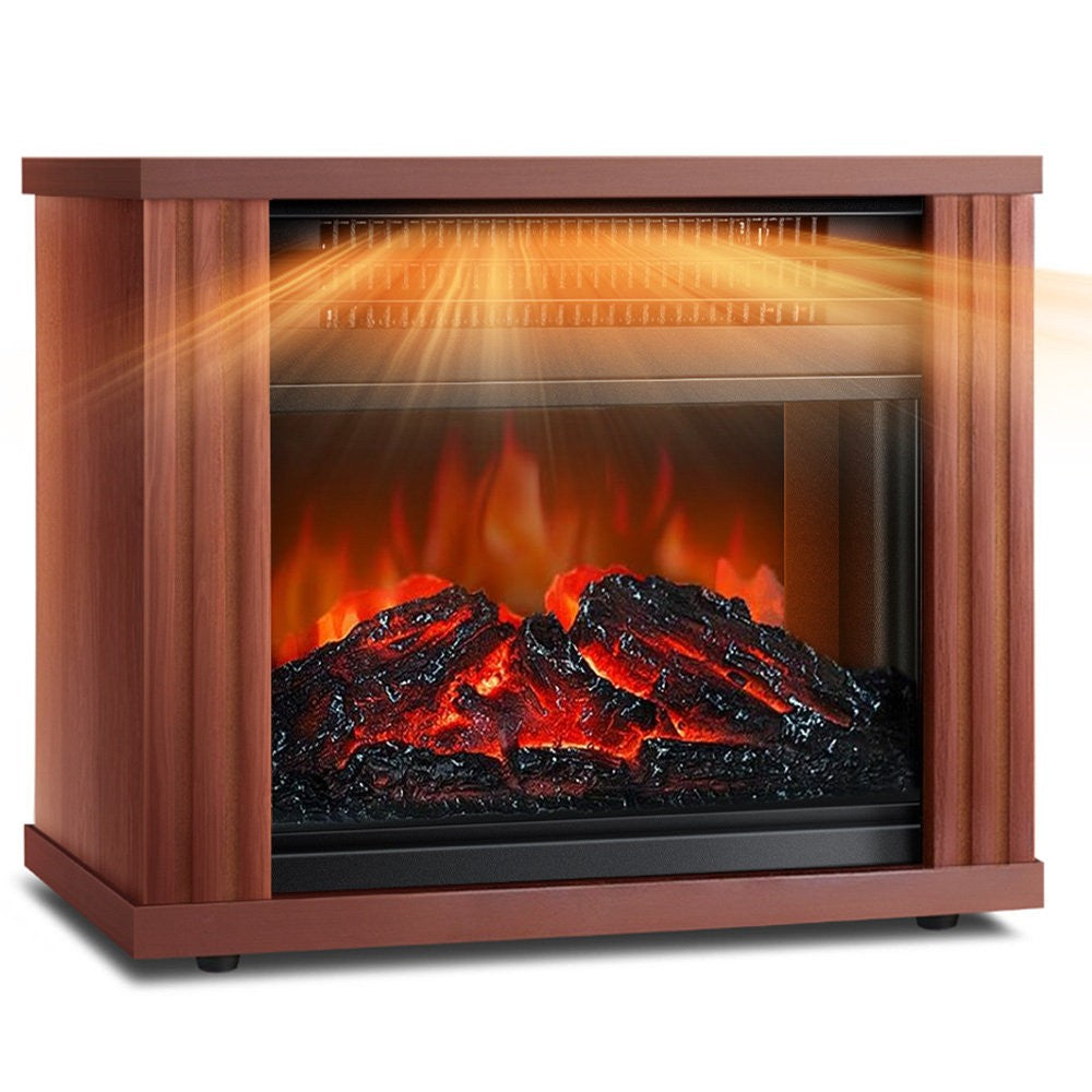 Portable Electric Fireplace Stove Heater (Flame Effect) - view 1