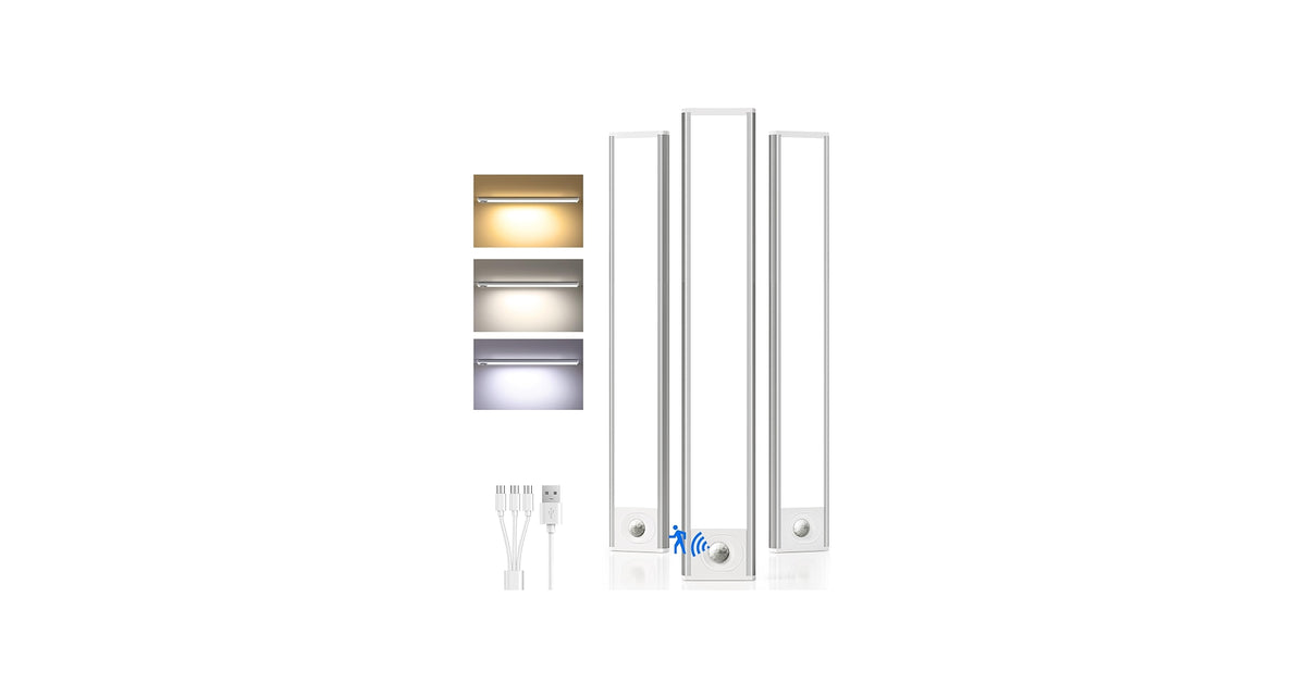 Motion-Sensor Rechargeable Cabinet Lights - view 1
