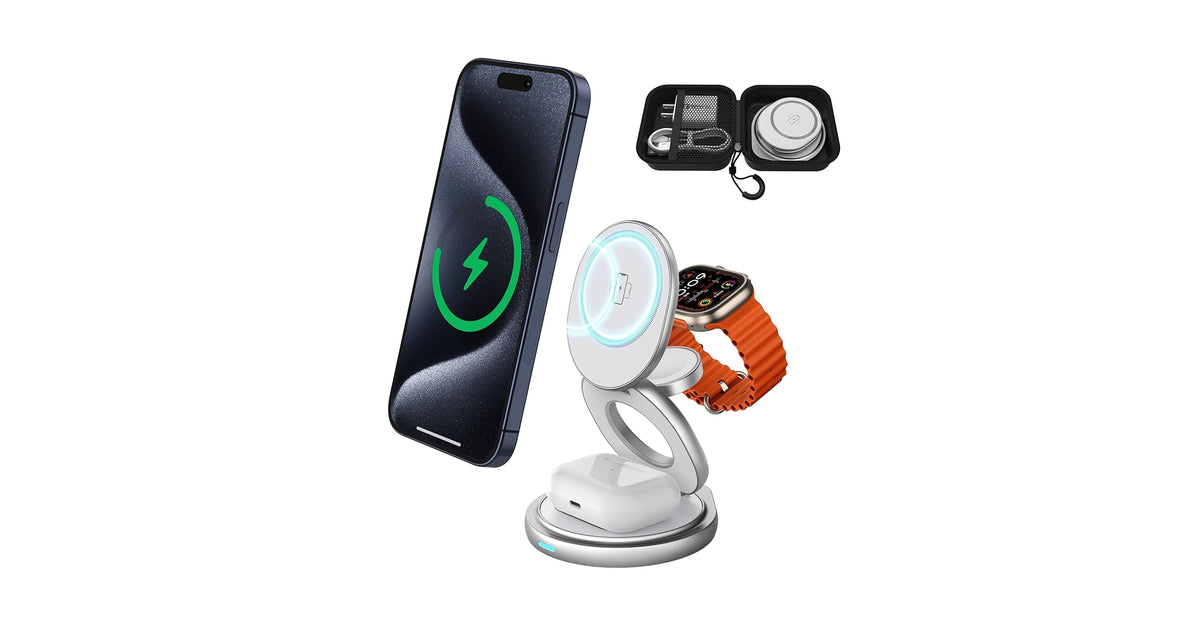 3-in-1 MagSafe Wireless Charging Station - view 1