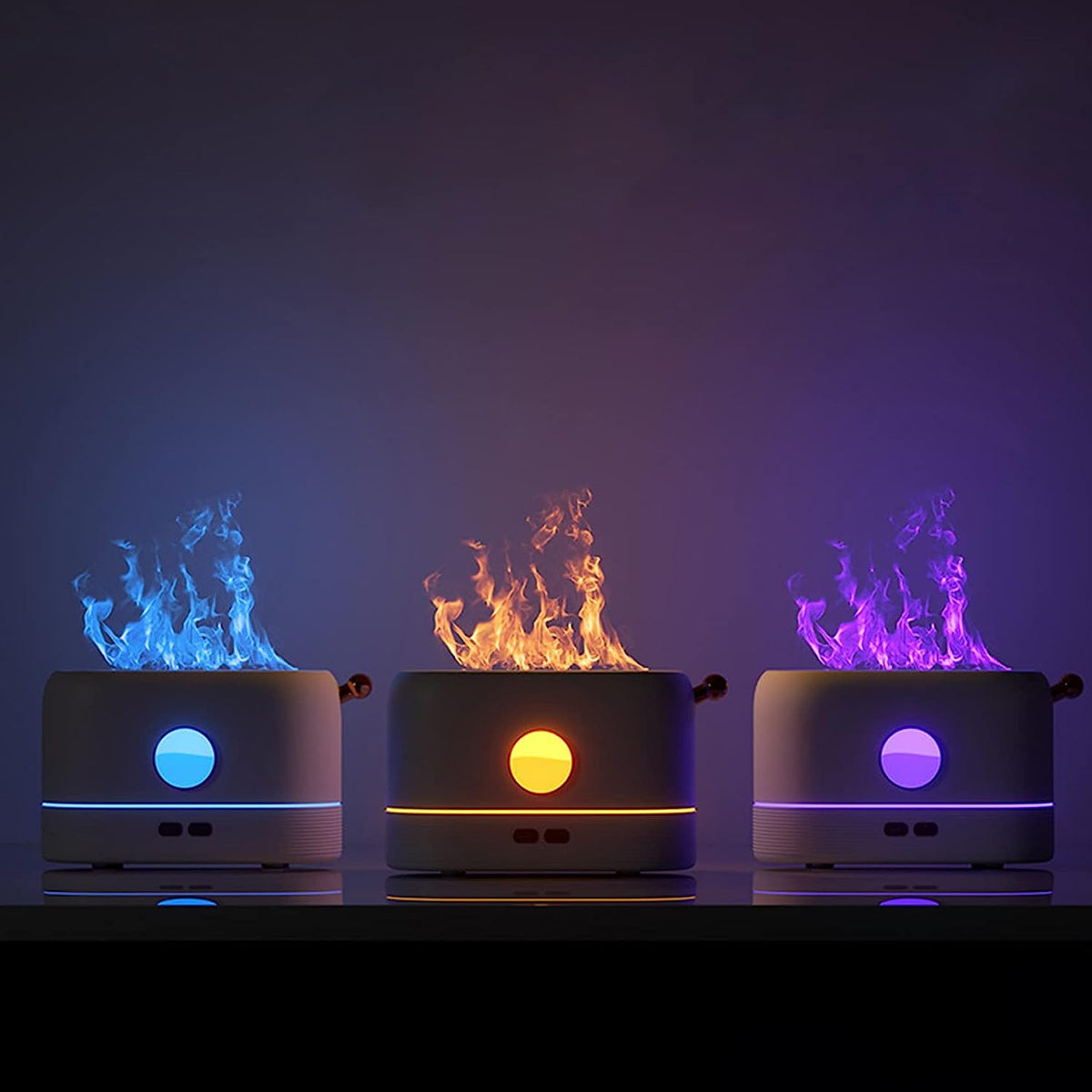 Flame-Effect Aroma Diffuser Humidifier - view 2