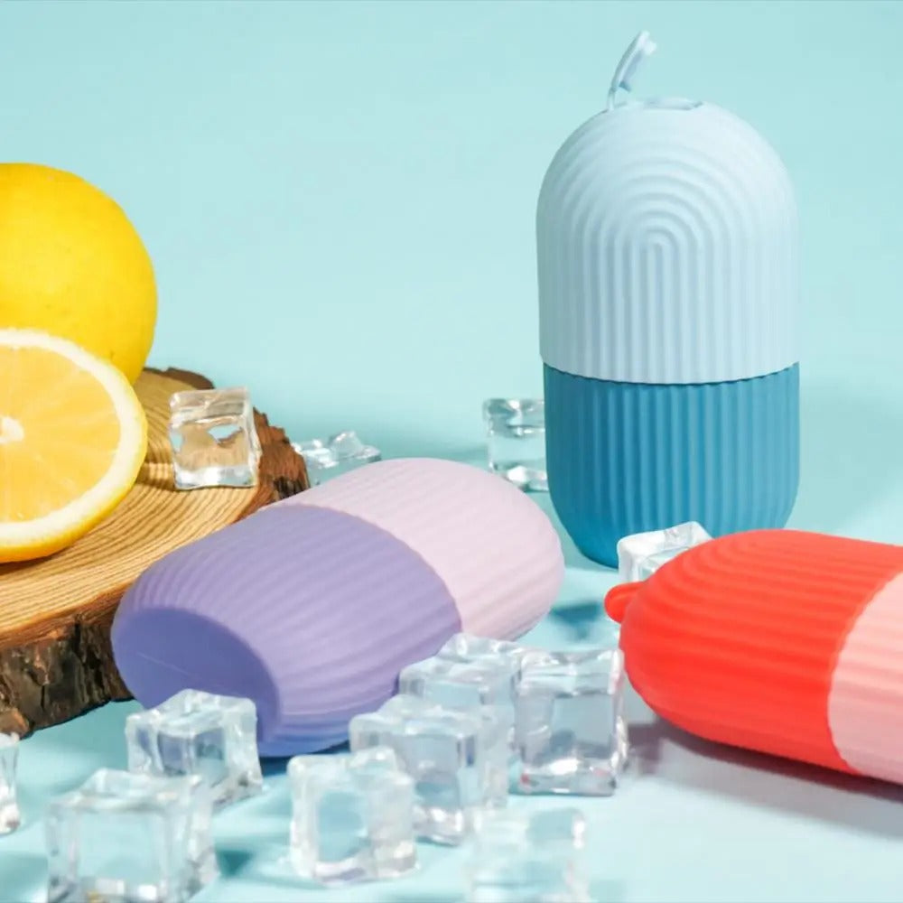 Silicone Ice Facial Roller (2-Pack + Headband) - view 2