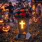 Halloween Animated Decor (Glowing Grave / Headless Figure) - view 2