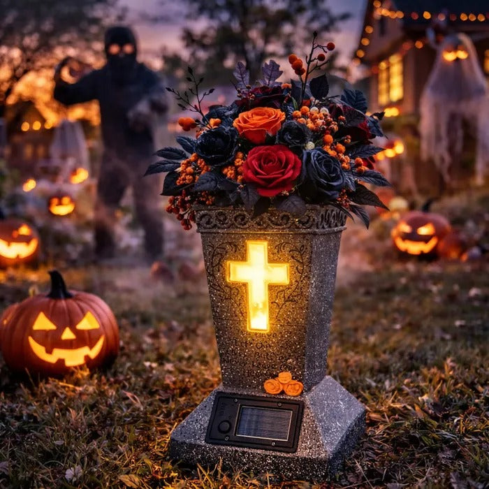 Halloween Animated Decor (Glowing Grave / Headless Figure) - view 2
