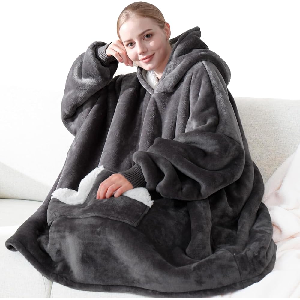 Giant Wearable Hooded Blanket - view 2