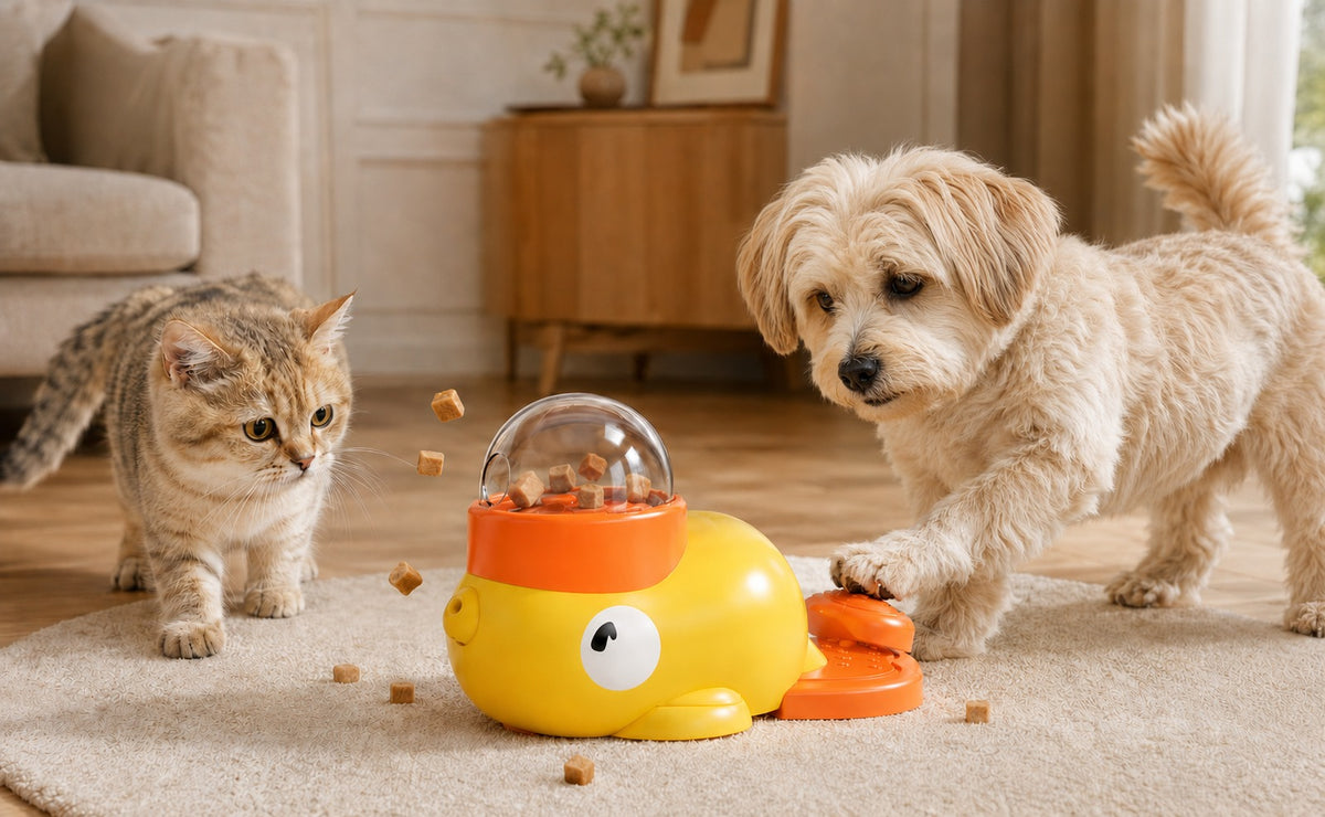 Interactive Duck Treat-Dispensing Dog Toy - view 3