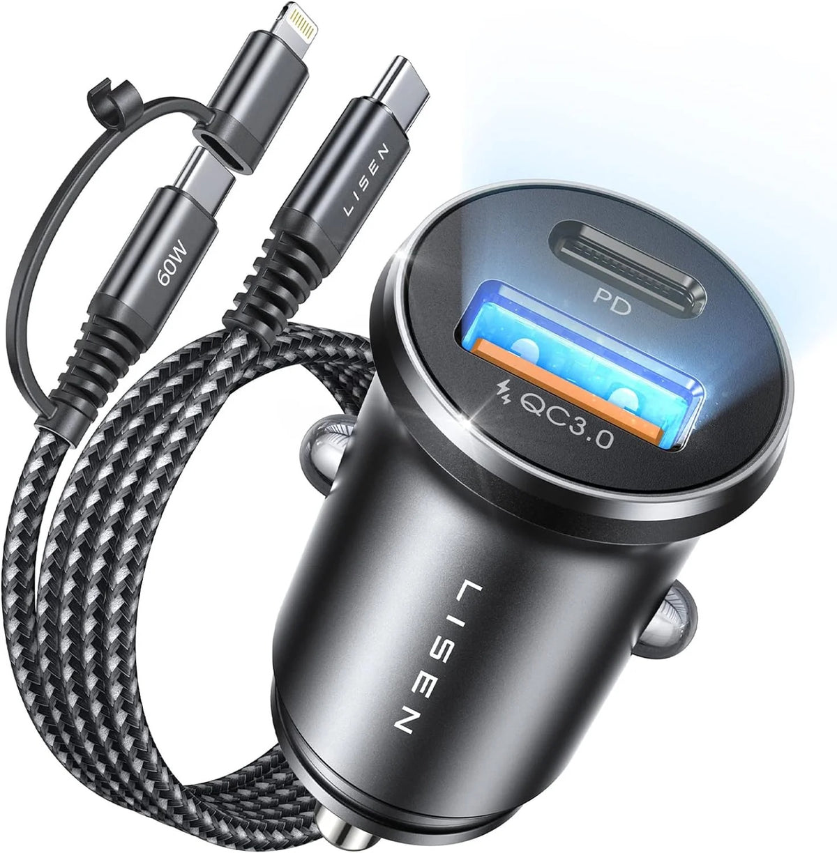54W Fast Car Charger (Multi-Port) - view 3
