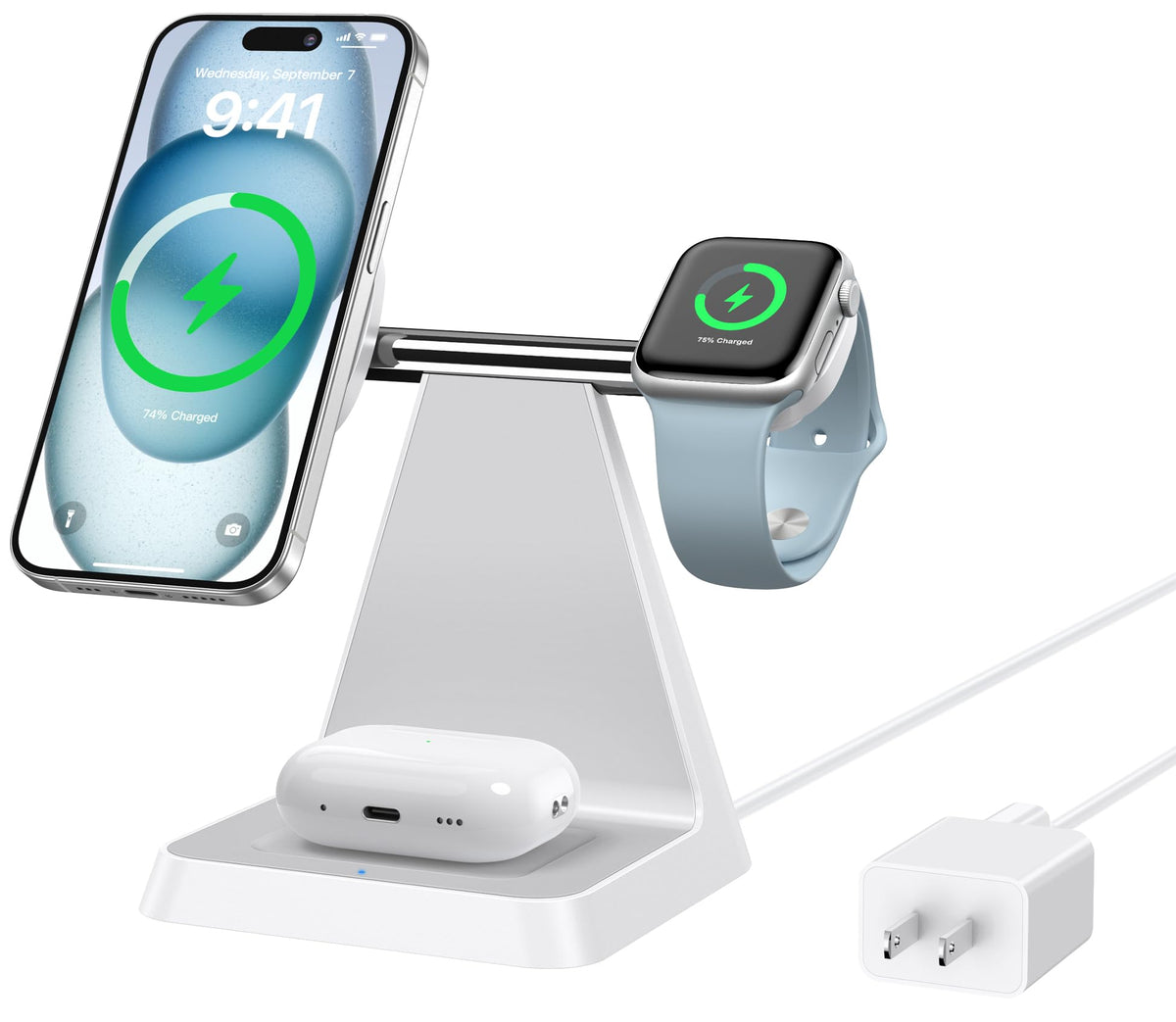 3-in-1 MagSafe Wireless Charging Station - view 3