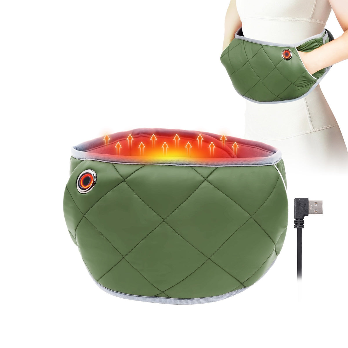 USB Heated Waist & Shoulder Wrap - view 3