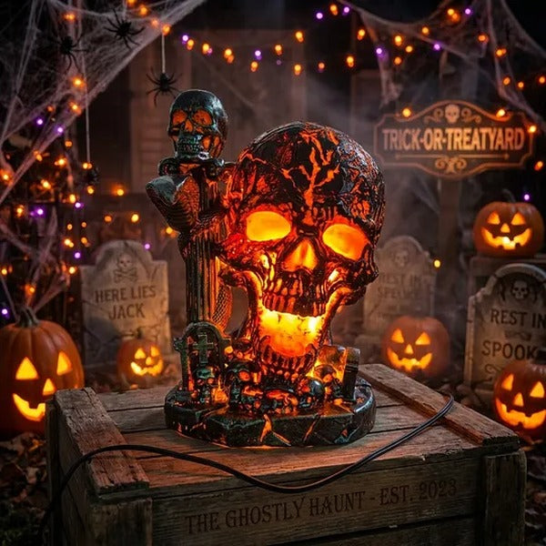 Halloween Animated Decor (Glowing Grave / Headless Figure) - view 3