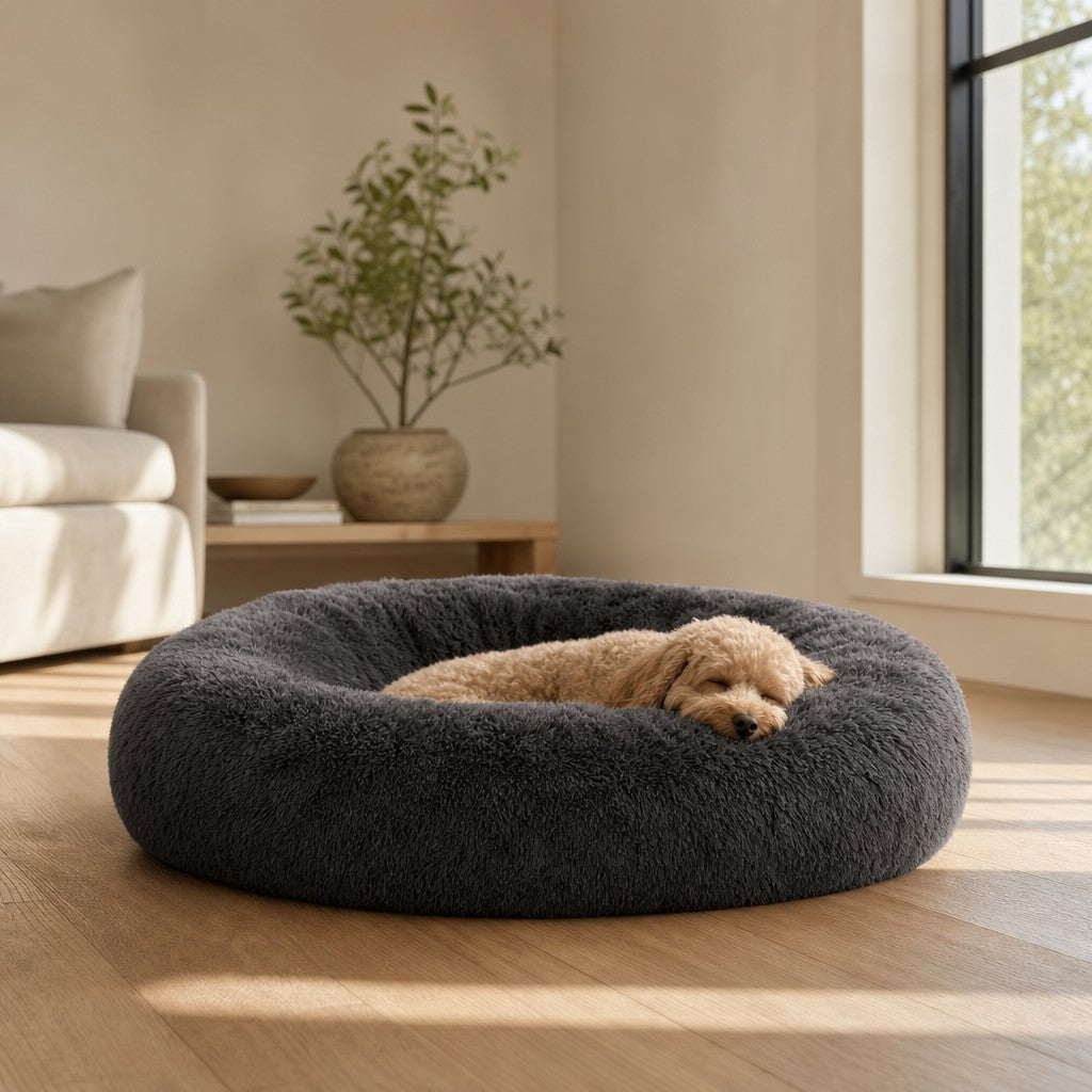 Calming Donut Cuddler Pet Bed - view 3