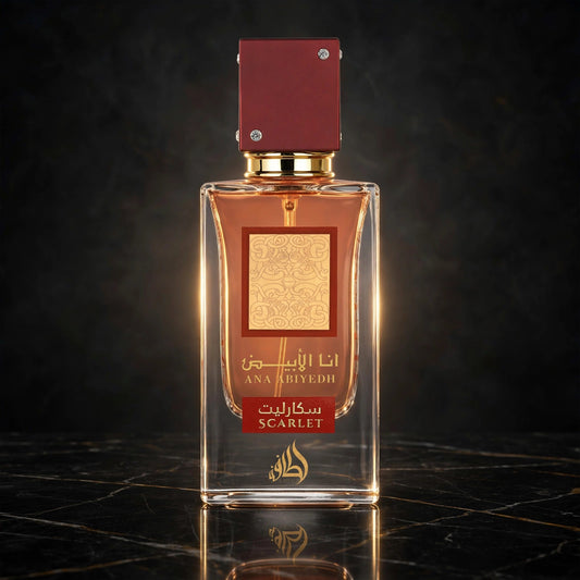 Lattafa Ana Abiyedh Scarlet for Unisex Eau de Parfum Spray – 2.0 Ounce / 60 ml – New Sealed - view 2