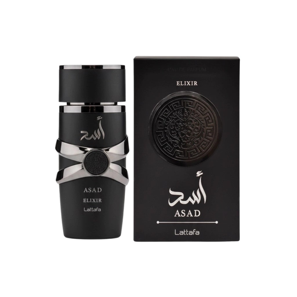 Lattafa ASAD Elixir for Unisex Eau de Parfum Spray – 3.40 Ounce / 100 ml – New Sealed - view 1