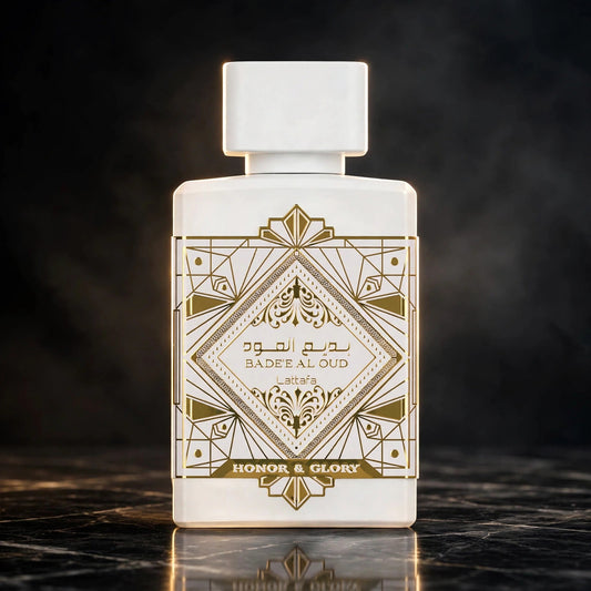 Lattafa Bade'e Al Oud Honer & Glory for Unisex Eau de Parfum Spray – 3.40 Ounce / 100 ml – New Seale - view 2