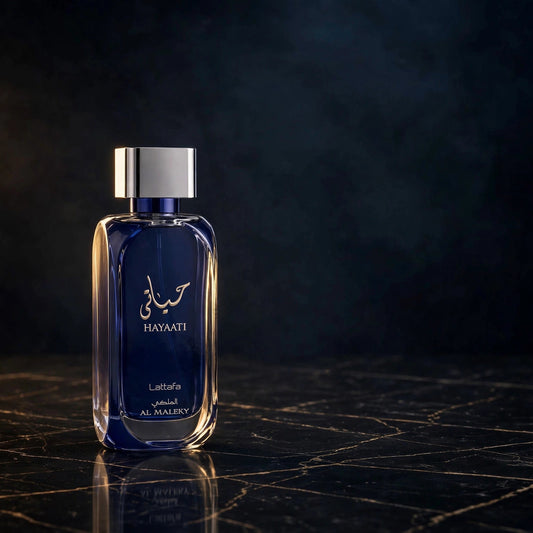 Lattafa Hayaati Al Maleky for Men Eau de Parfum Spray – 3.40 Ounce / 100 ml – New Sealed - view 2