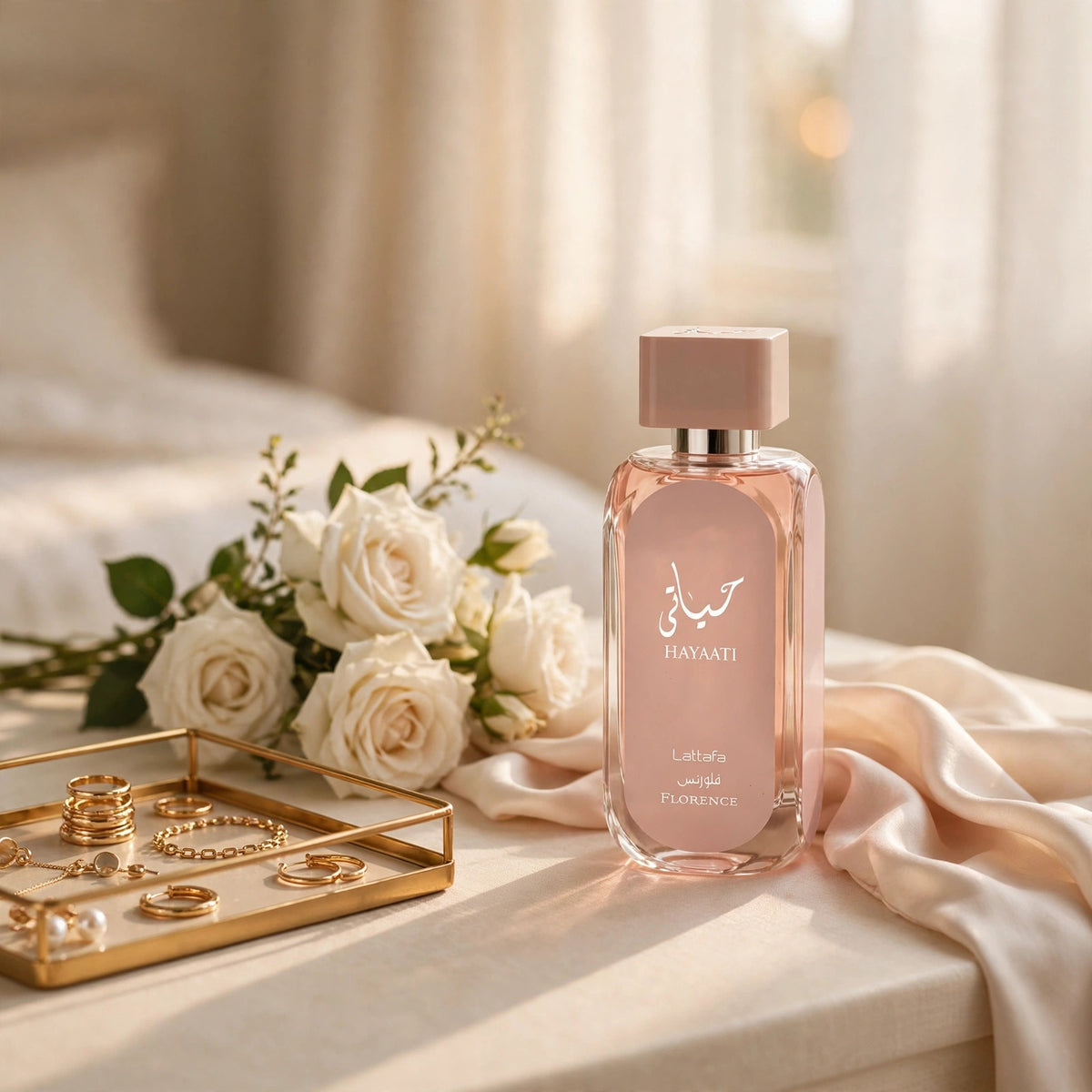 Lattafa Hayaati Florence for Women Eau de Parfum Spray – 3.4 - restored 1