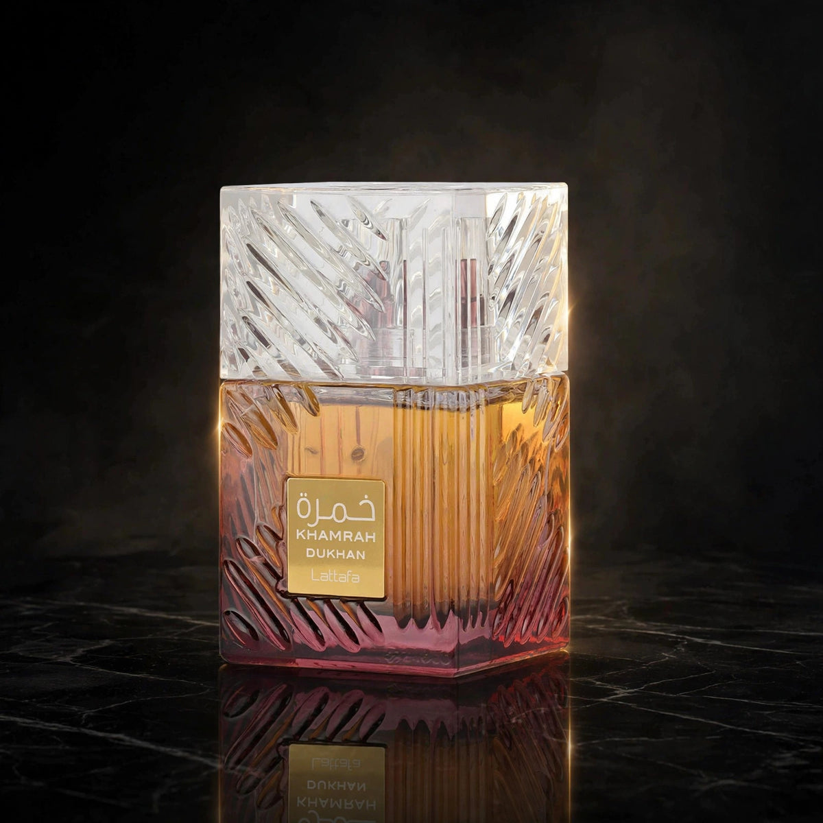 Lattafa KHAMRAH DUKHAN for Unisex Eau de Parfum Spray – 3.40 Ounce / 100 ml – New Sealed - view 2