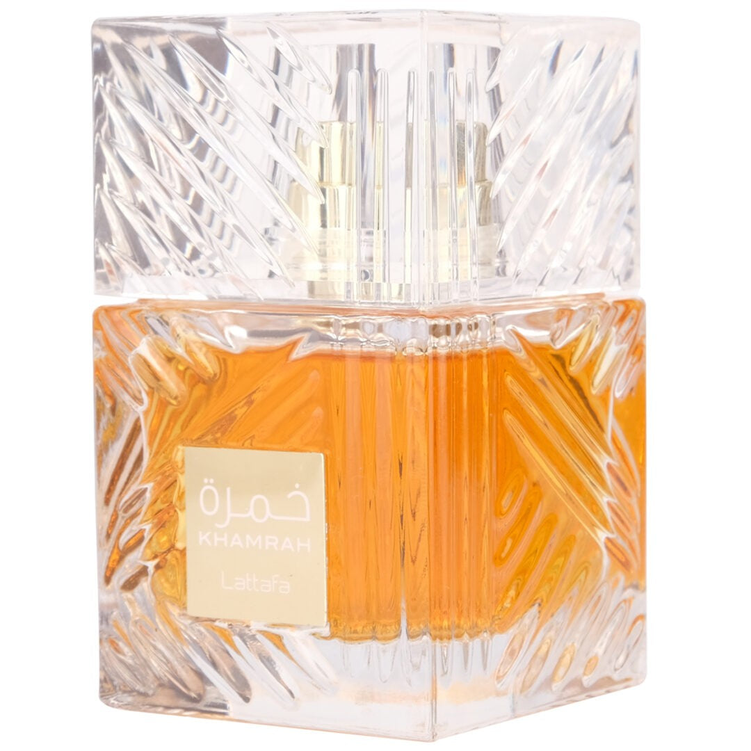 Lattafa KHAMRAH for Unisex Eau de Parfum Spray – 3.40 Ounce / 100 ml – New Sealed - view 1