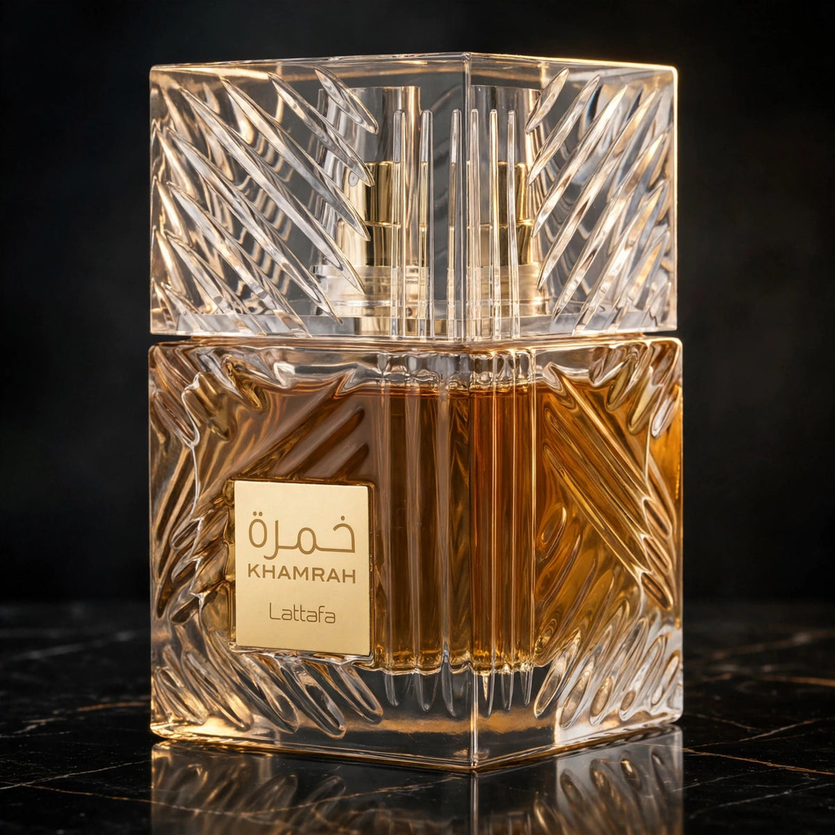 Lattafa KHAMRAH for Unisex Eau de Parfum Spray – 3.40 Ounce / 100 ml – New Sealed - view 2