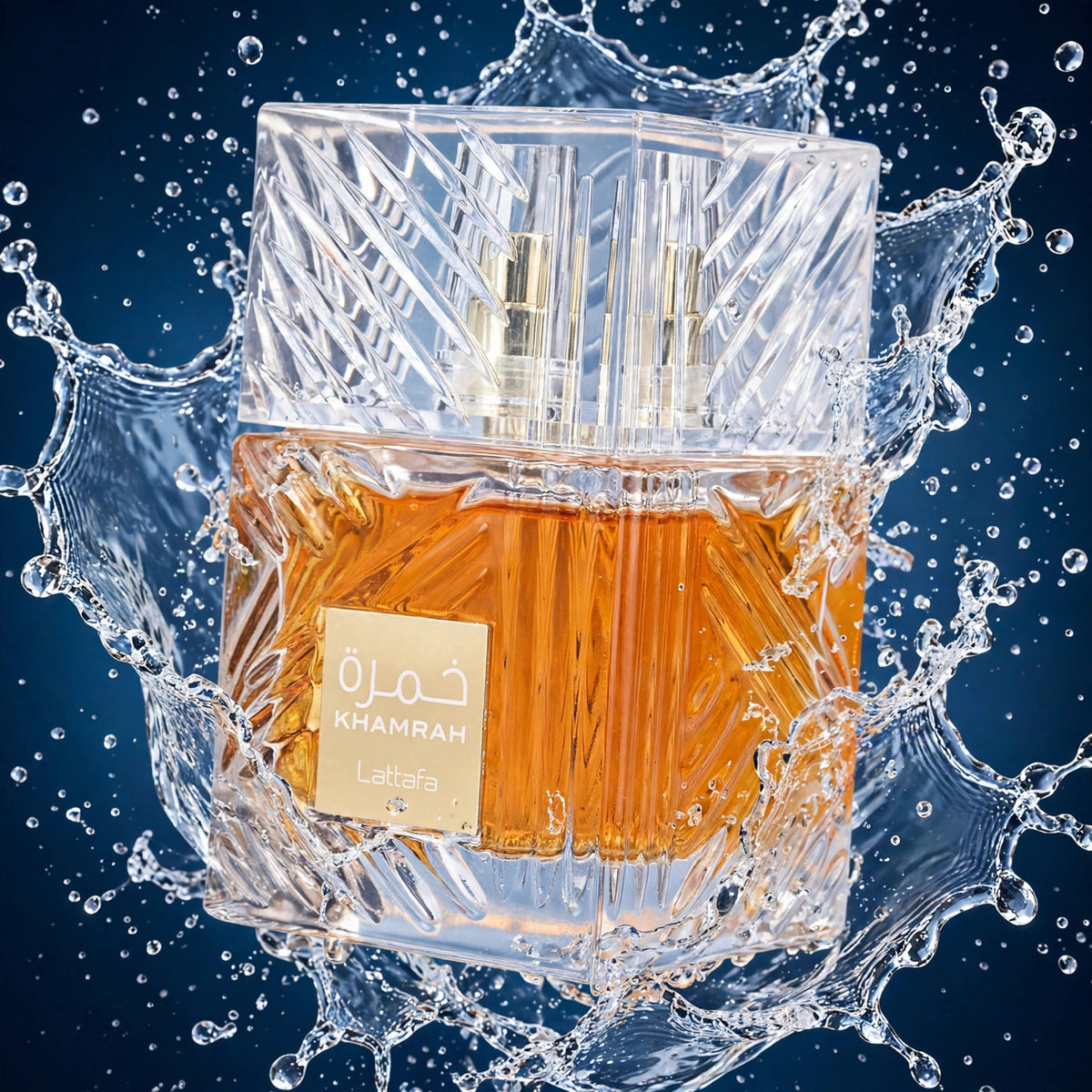 Lattafa KHAMRAH for Unisex Eau de Parfum Spray – 3.40 Ounce  - restored 1