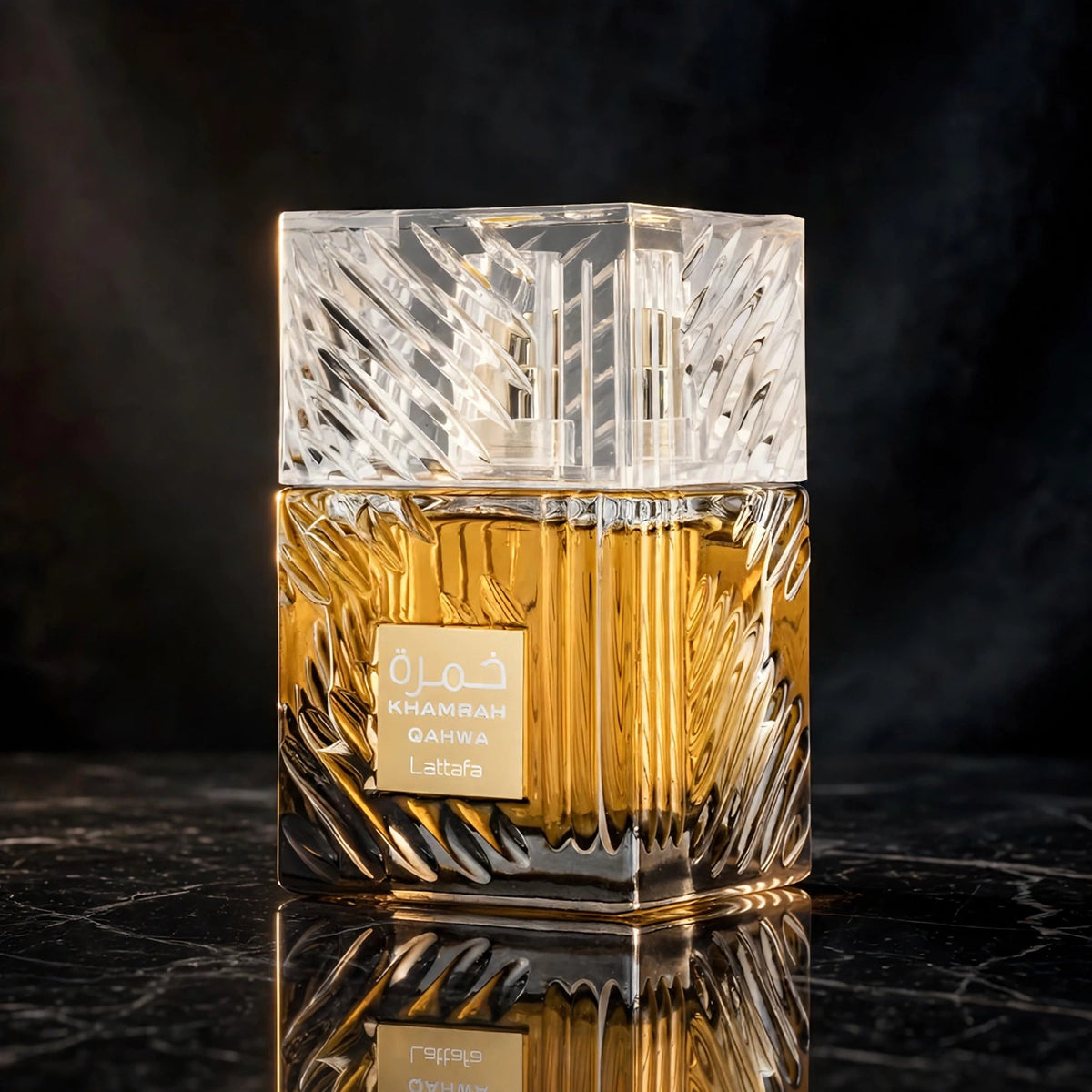 Lattafa KHAMRAH QAHWA for Unisex Eau de Parfum Spray – 3.40 Ounce / 100 ml – New Sealed - view 2