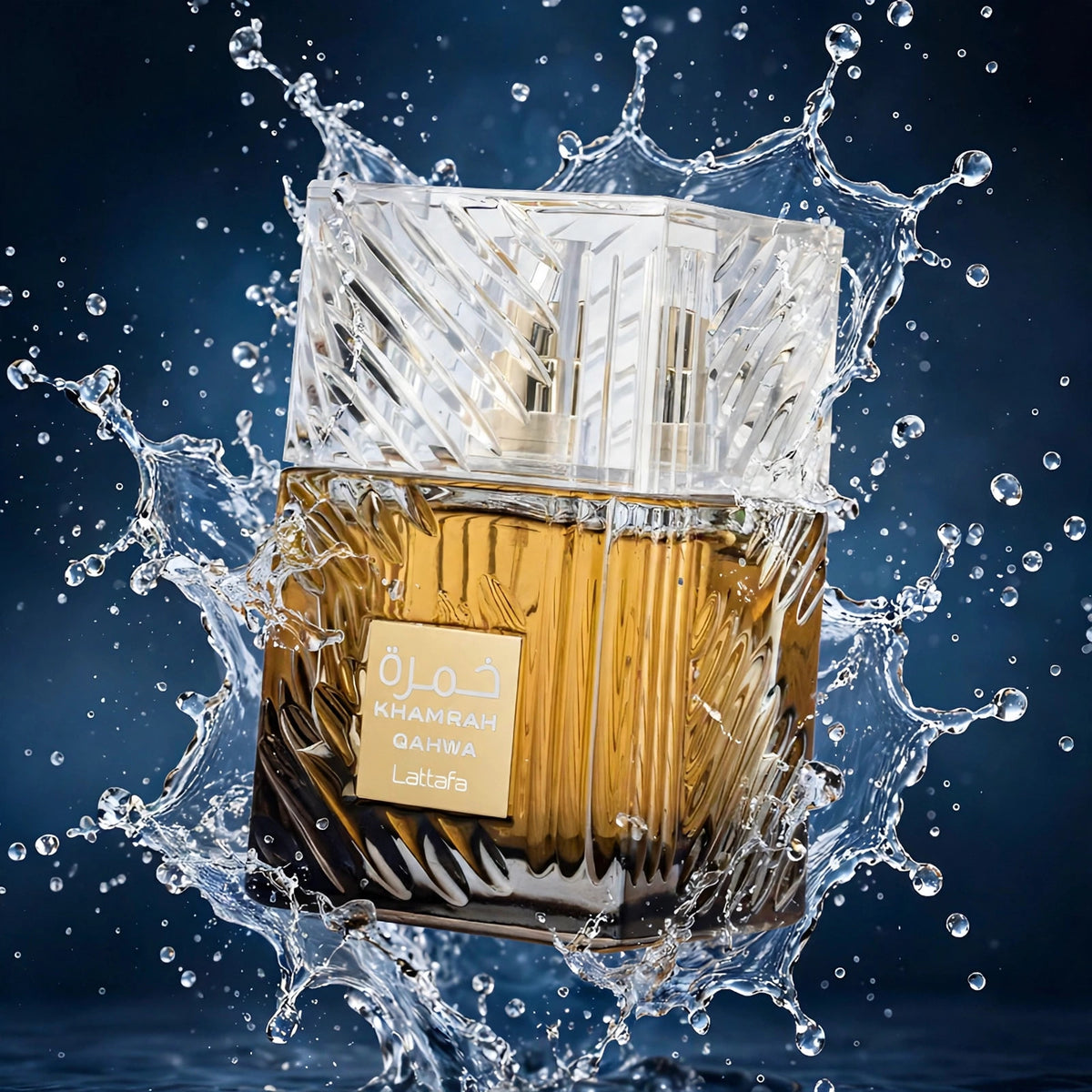 Lattafa KHAMRAH QAHWA for Unisex Eau de Parfum Spray – 3.40  - restored 1