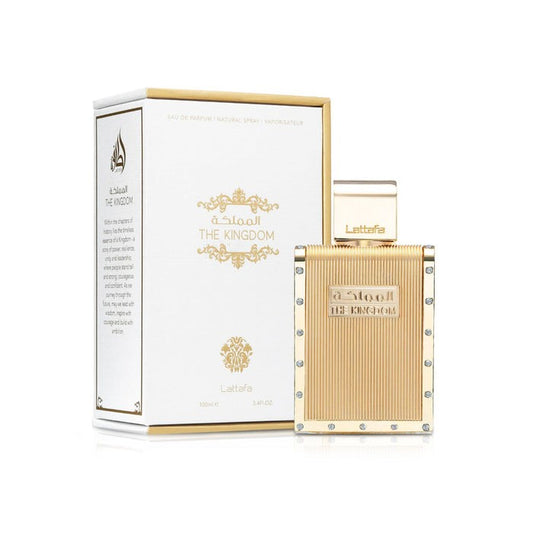 Lattafa The Kingdom Eau De Parfum Spray for Men – 3.40 Ounce / 100 ml – New Sealed - view 1