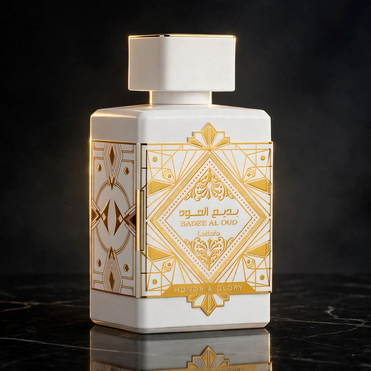 Lattafa Bade'e Al Oud Honor & Glory EDP 3.4oz - lifestyle 1