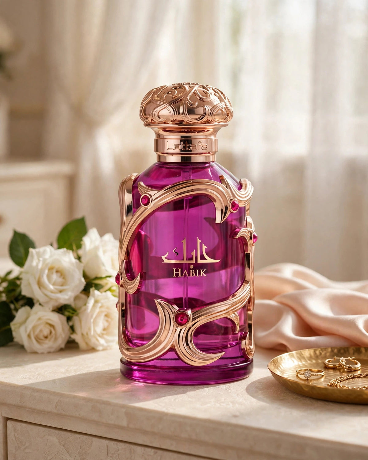 Habik Lattafa Women New EDP 3.4oz - lifestyle 2