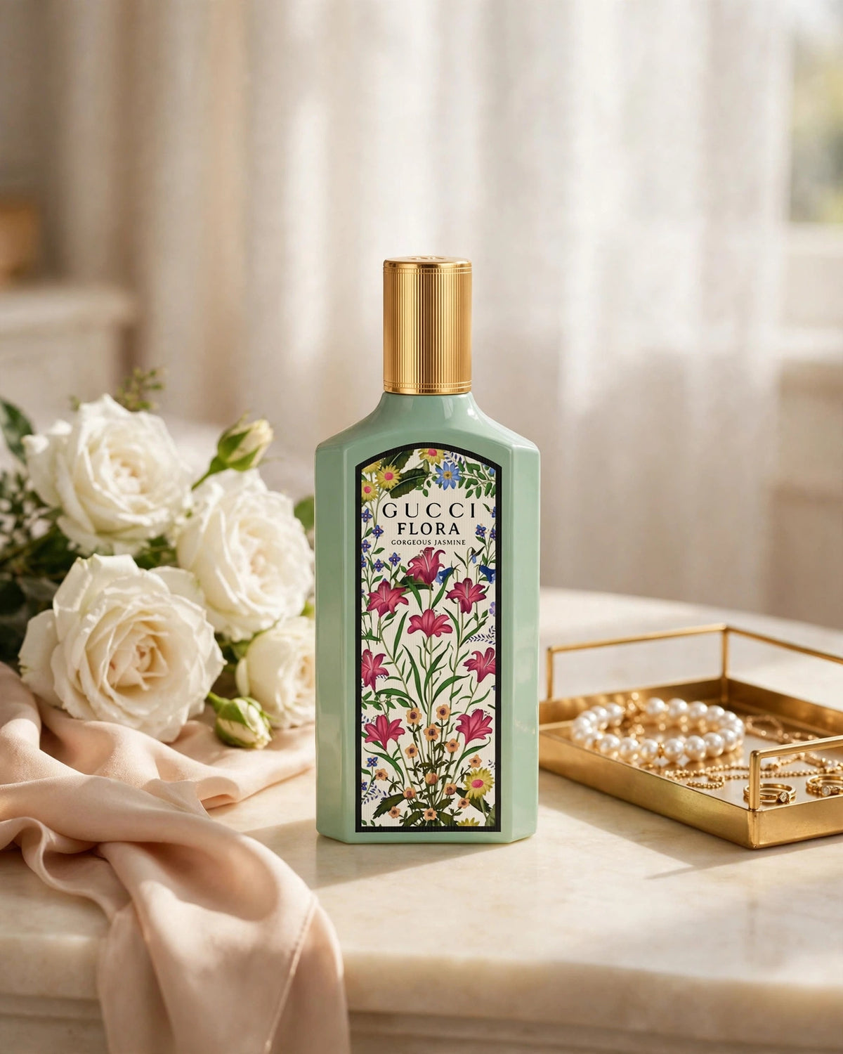 Gucci Flora Gorgeous Jasmine EDP 3.3oz - lifestyle 2