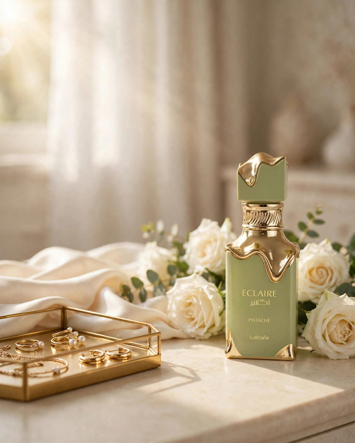 Lattafa Eclaire Pistache EDP 100ml - lifestyle 2