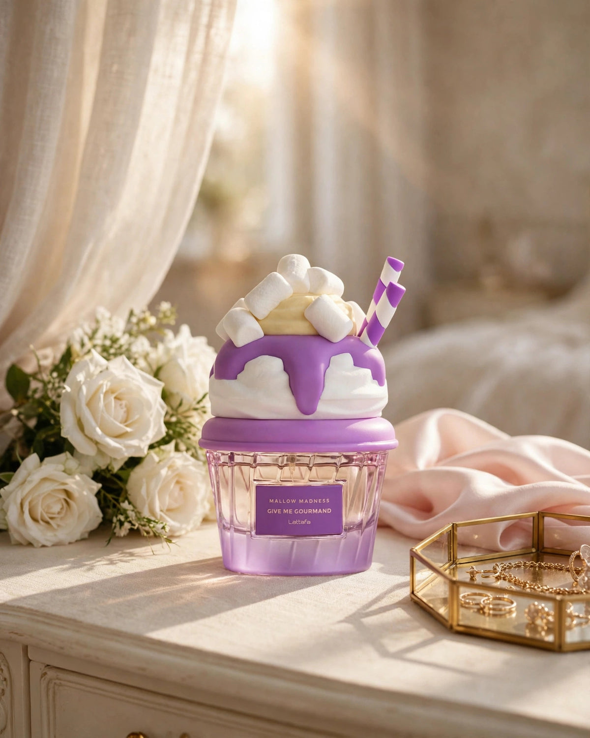 LATTAFA GIVE ME GOURMAND MALLOW MADNESS EDP WOMEN 75ml - lifestyle 2