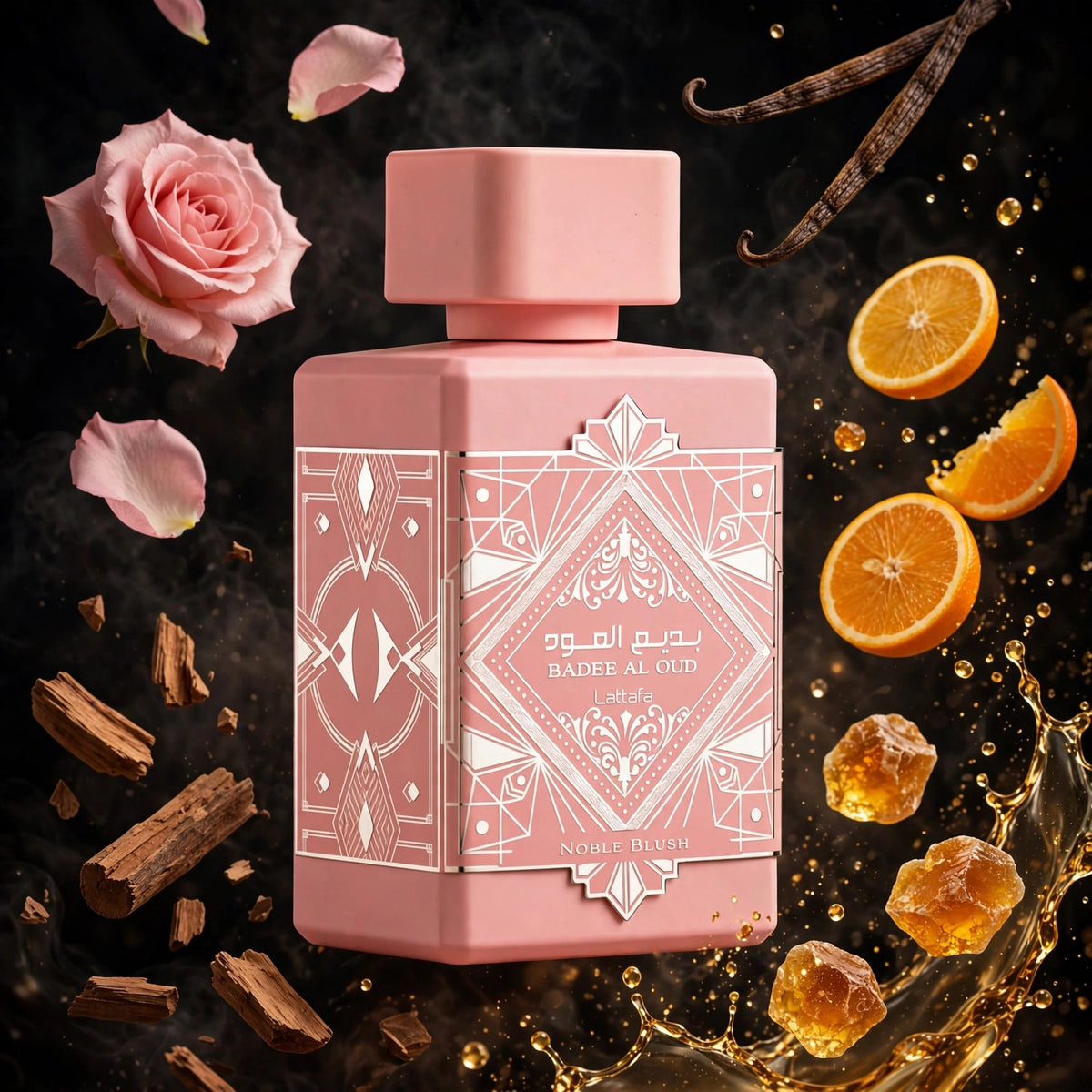 Bade'e Al Oud Noble Blush by Lattafa EDP 3.4oz - lifestyle 3