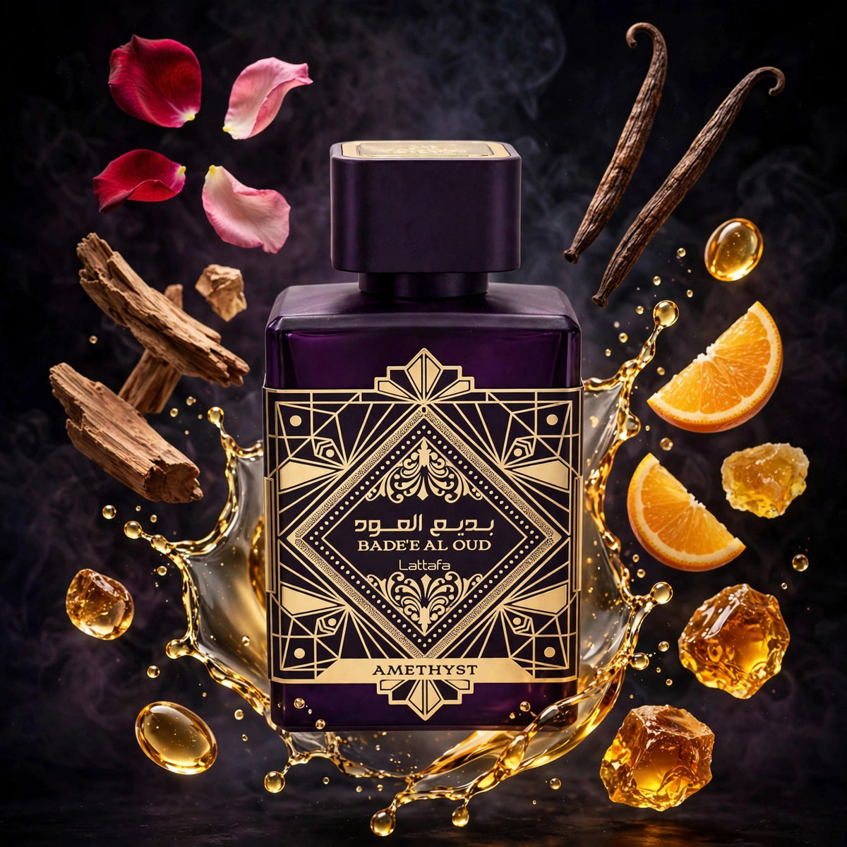 Lattafa Badee Al Oud Amethyst EDP 100ml - lifestyle 3