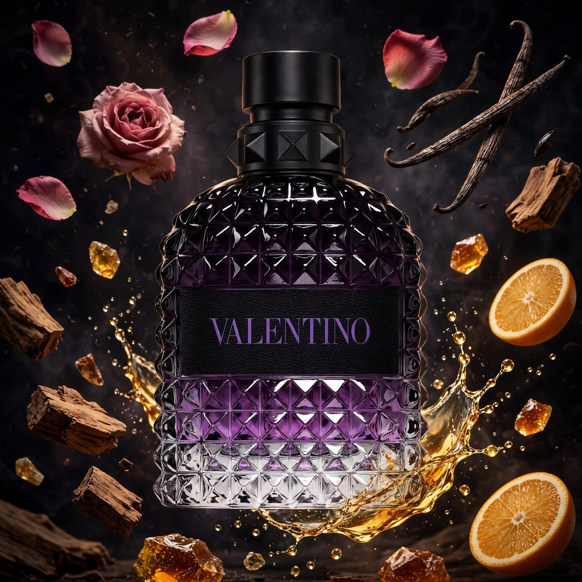 Valentino Born In Roma Purple Melancholia EDP 3.4oz - lifestyle 3