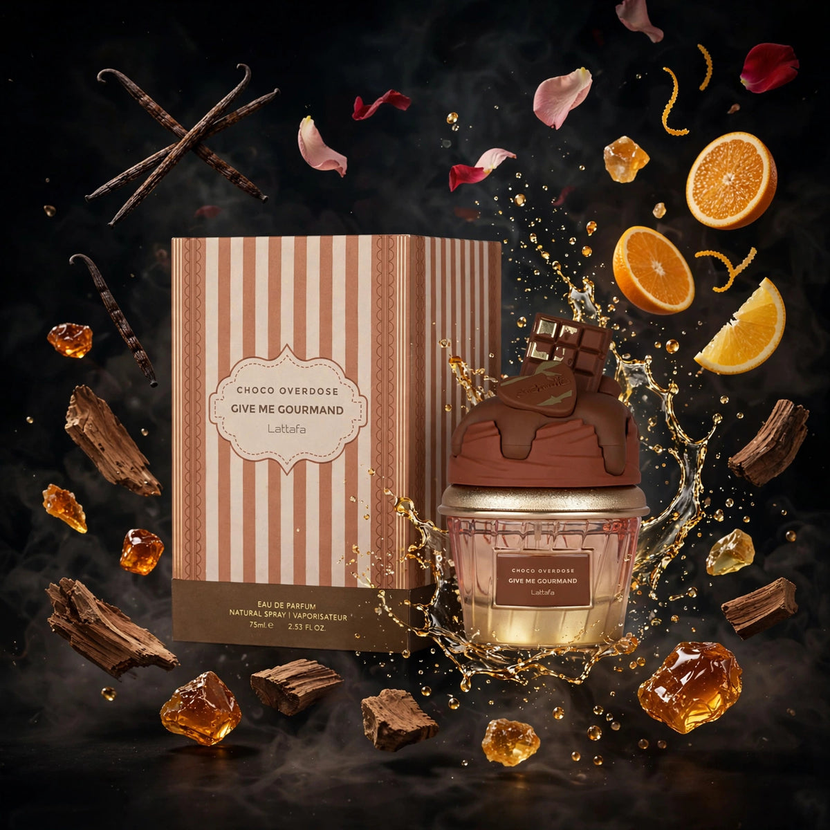 Lattafa Choco Overdose () Gourmand Fragrance EDP 75ml - lifestyle 3