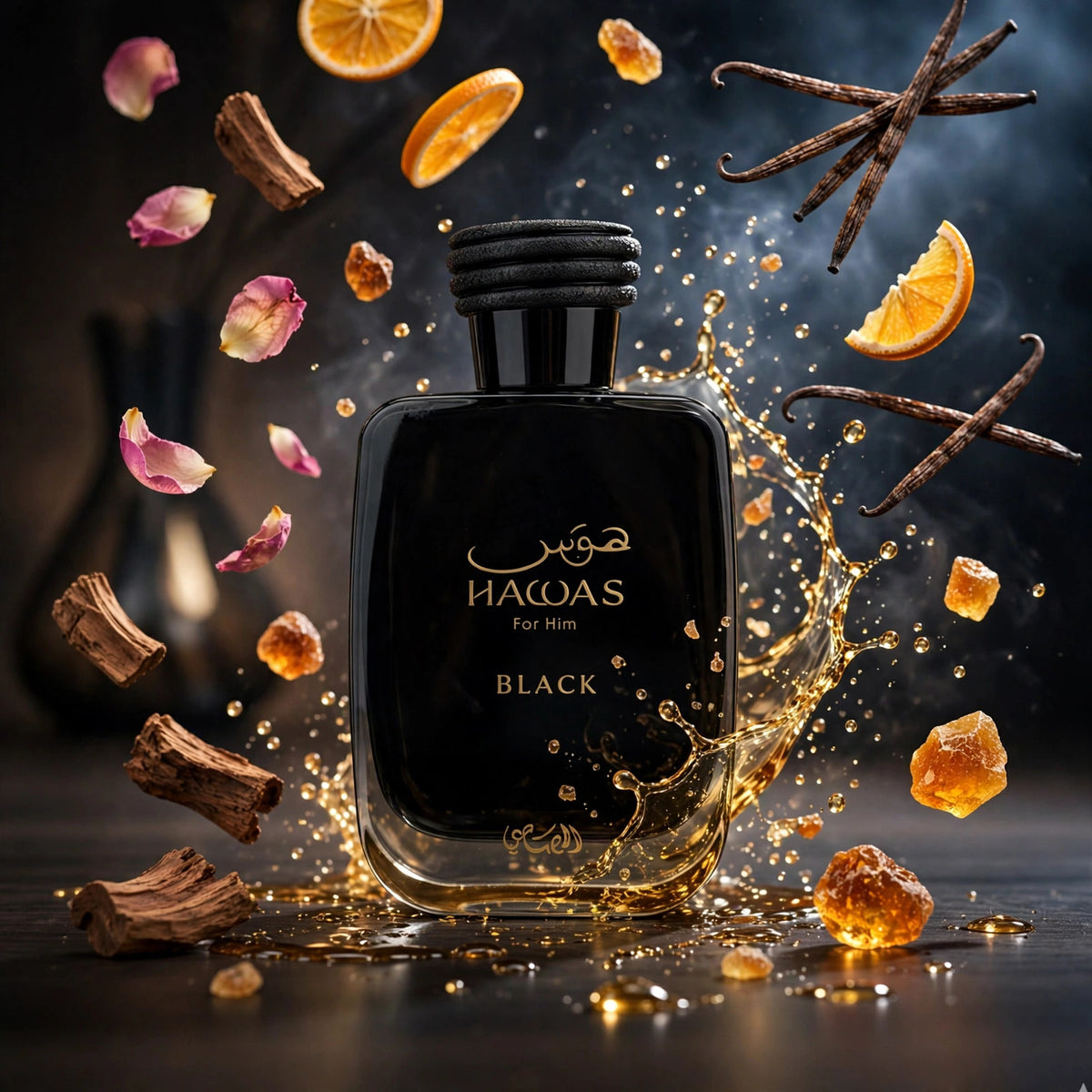 Rasasi Hawas Black EDP Wood Fragrance 100ml - lifestyle 3
