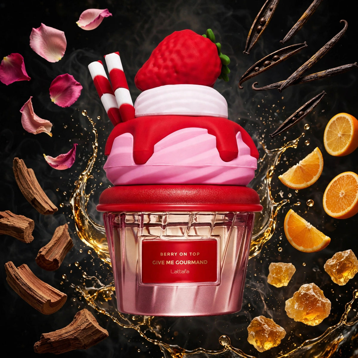 Give Me Gourmand Berry On Top Lattafa EDP 75ml - lifestyle 3