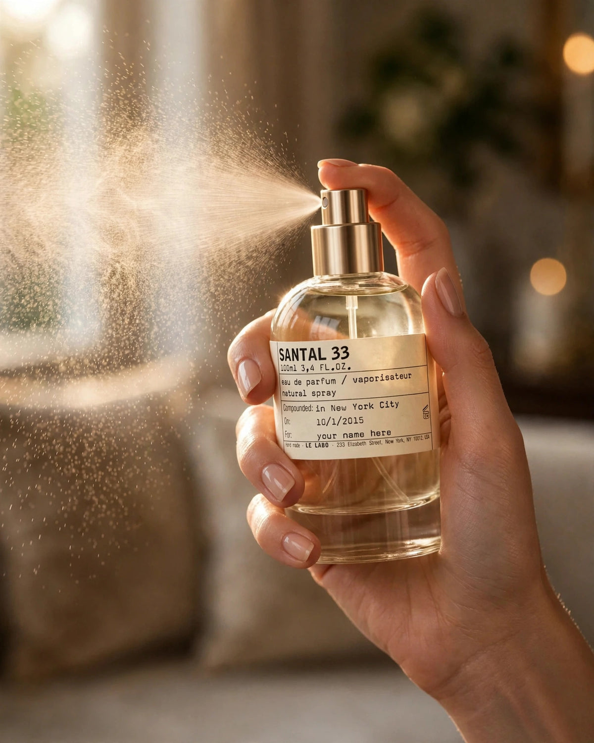 Le Labo Santal 33 EDP 3.4oz - lifestyle 4