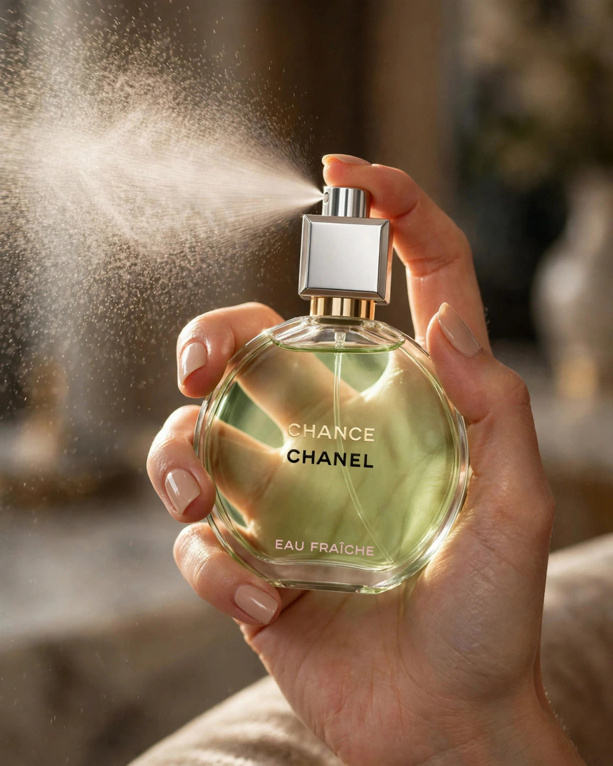 CHANEL Chance Eau Fraîche Regular Size EDP 3.4oz - lifestyle 4