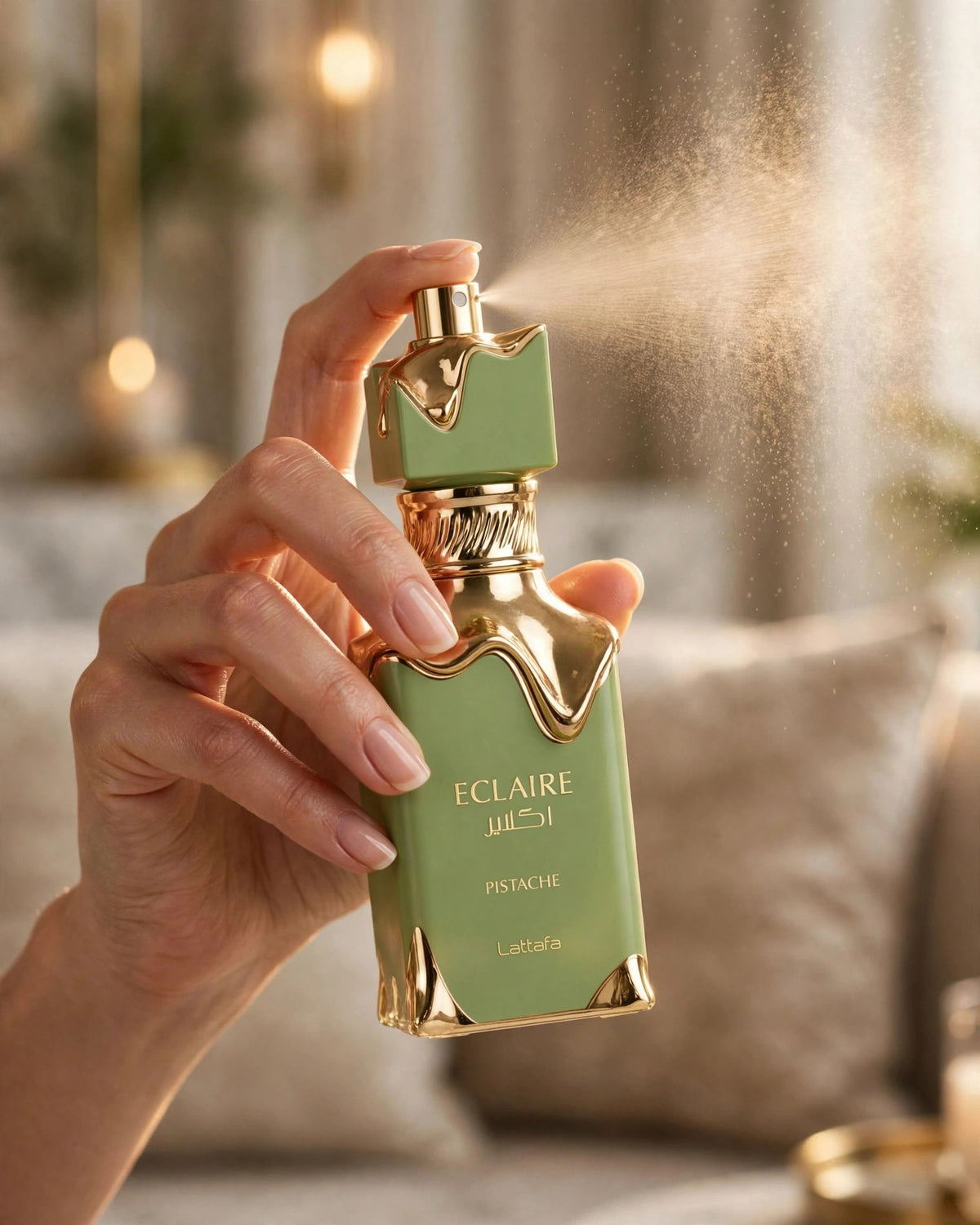 Lattafa Eclaire Pistache EDP 100ml - lifestyle 4