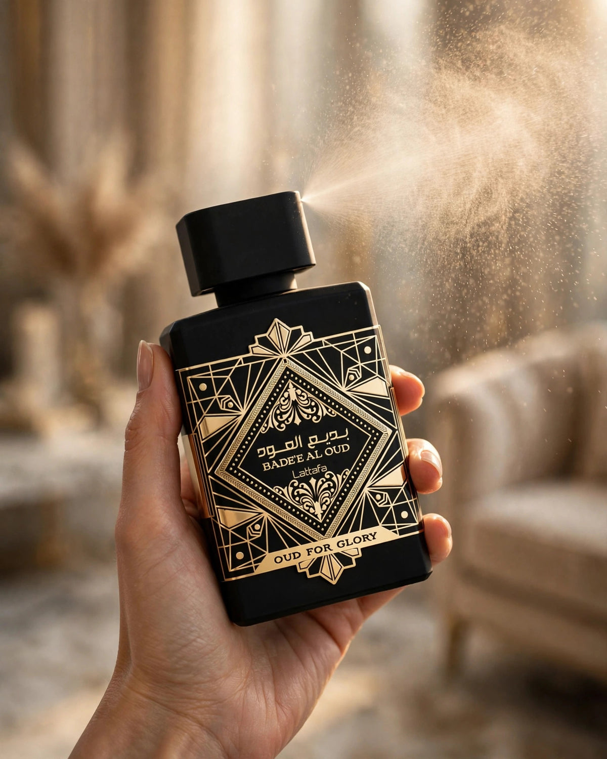 Bade'e Al Oud for Glory by Lattafa EDP 3.4oz - lifestyle 4