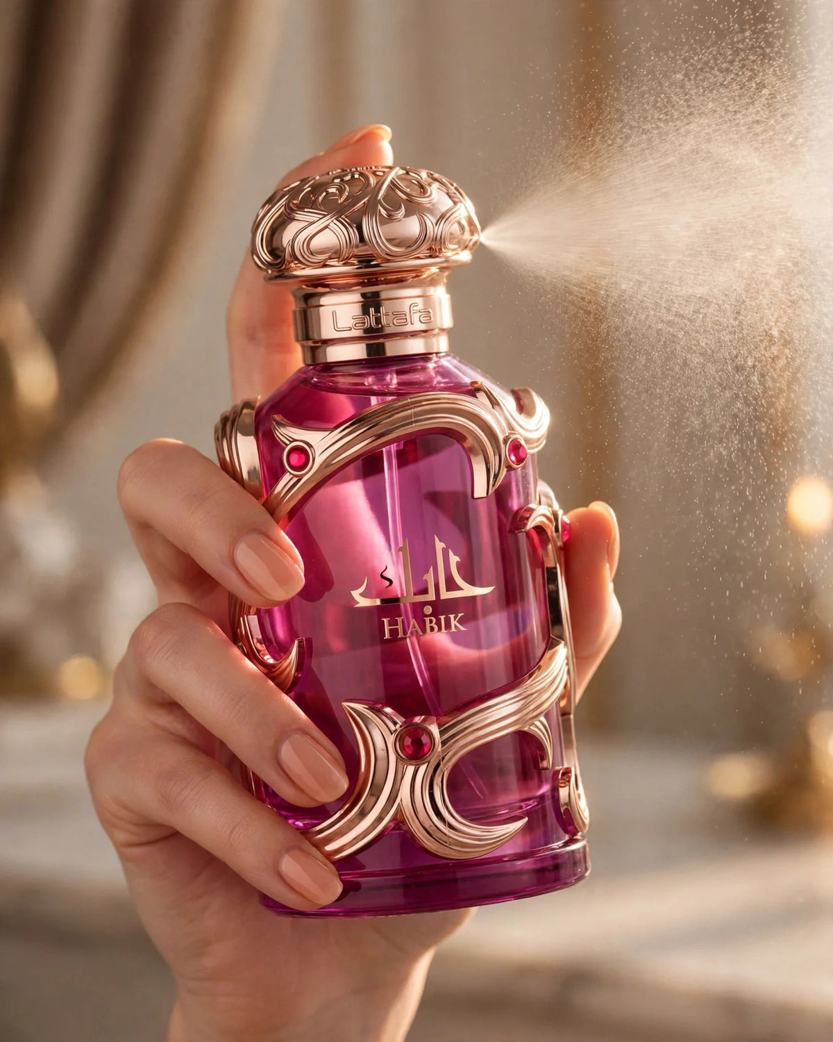 Habik Lattafa Women New EDP 3.4oz - lifestyle 4