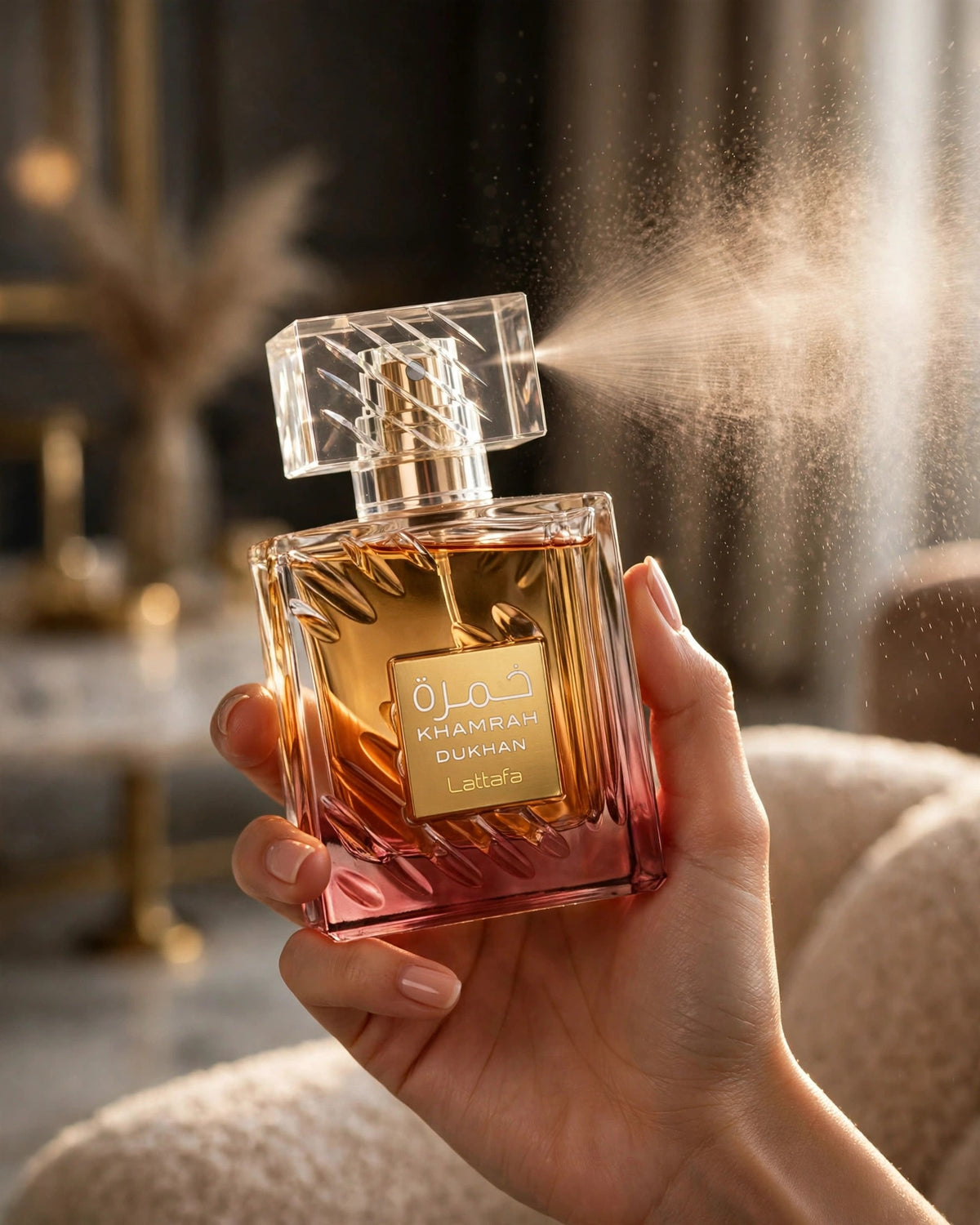 Lattafa Khamrah Dukhan Permufe EDP Long Lasting 100ml - lifestyle 4