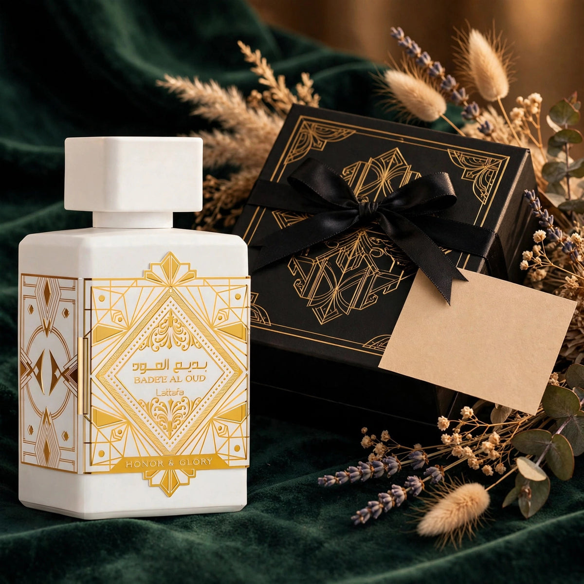 Lattafa Bade'e Al Oud Honor & Glory EDP 3.4oz - lifestyle 5