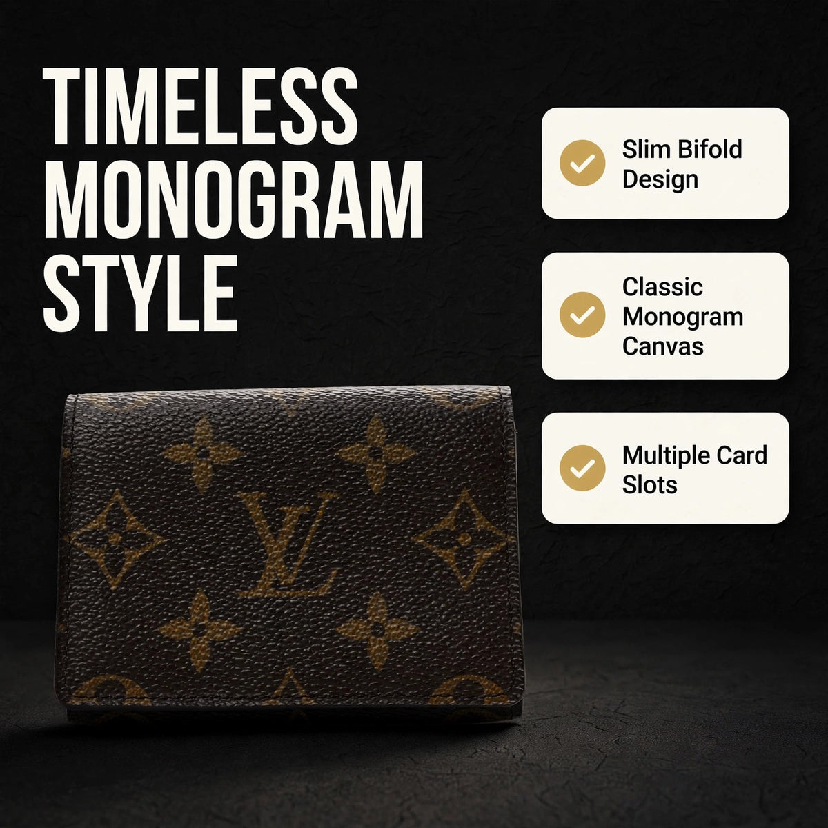Louis Vuitton Multiple Bifold Wallet Monogram - image 1
