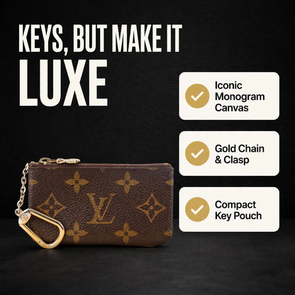 Louis Vuitton Pochette Cles Key Pouch Monogram - image 1